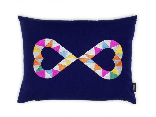 Double Heart 2 Embroidered Pillow [DEMO]