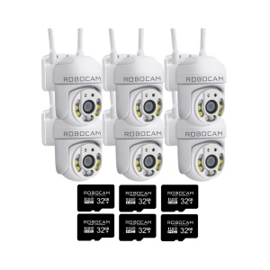 PROMO 4 Camere Supraveghere IP Wi-Fi 5MP V1 + 2 Camere si 6 Carduri Micro SD Cadou - Img 5