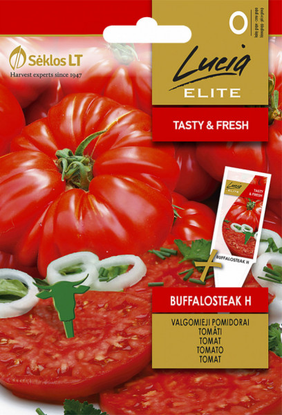 Buffalosteak F1 (10 seminte) tomate nedeterminate timpurii de tip Beef, 350 - 700 gr, Clause - Img 1