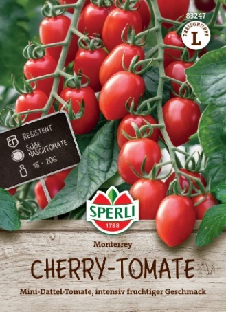 Monterrey F1 (8 seminte) rosii cherry prunisoare, nedeterminate, rezistente la spargere, culoare rosu intens, Sperli