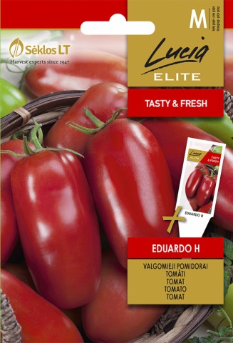 Eduardo F1 (15 seminte) tomate nedeterminate tip San Marzano prunisoare, Seklos