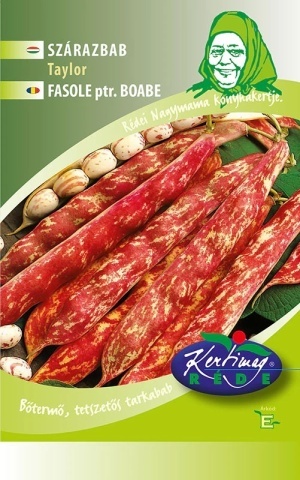 Taylor (50 gr) seminte fasole pitica pentru boabe pestrite, Kertimag - Img 2