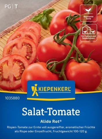 Alido Rot F1 (7 seminte) rosii tip cherry de culoare rosie, Kiepenkerl