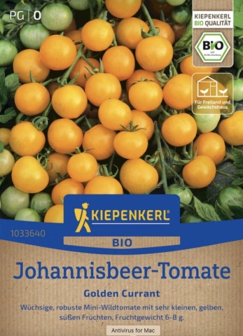 Golden Currant F1 BIO (10 seminte) rosii galbene tip cherry, randament ridicat, Kiepenkerl
