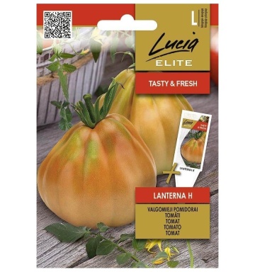 Lanterna F1 (10 seminte) rosii mari nedeterminate tip inima de bou incretita, gust deosebit,, Seklos