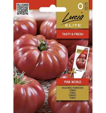 Pink World F1 (10 seminte) tomate roz tip Inima de Bou incretita, semitardive nedeterminate, Seklos - Img 2