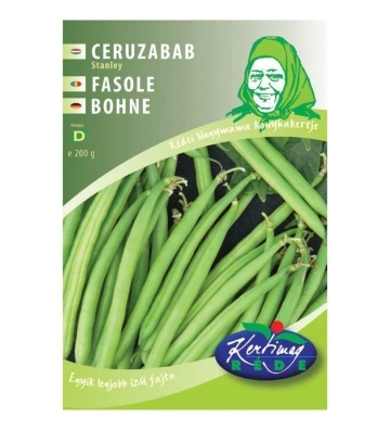 Stanley (50 gr) seminte fasole pitica, pastai verzi cilindrice fara ate, carnoase, Kertimag - Img 2