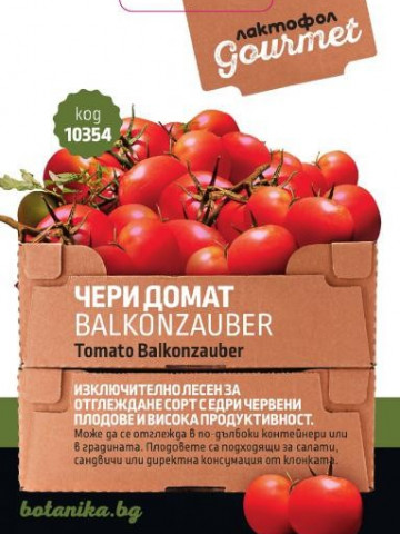 Balkonzauber - 0.5 gr - Seminte Rosii de Balcon tip Cherry cu Fructe mici rotunde dulci si gustoase de la Laktofol - Img 2