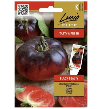 Black Beauty (30 seminte) tomate negre cu rosu, soi semi-timpuriu nedeterminat, Seklos - Img 4