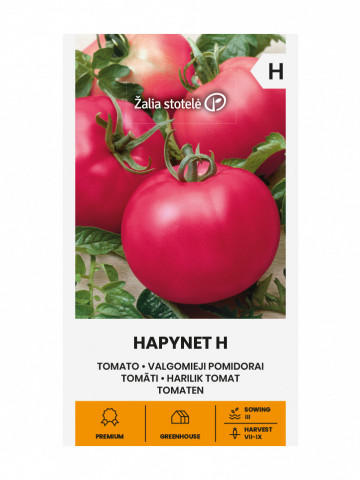 Hapynet F1 (10 seminte) rosii hibrid determinat, fructe rotunde, usor plate si carnoase, delicioas, de tip zmeura, Seklos - Img 3