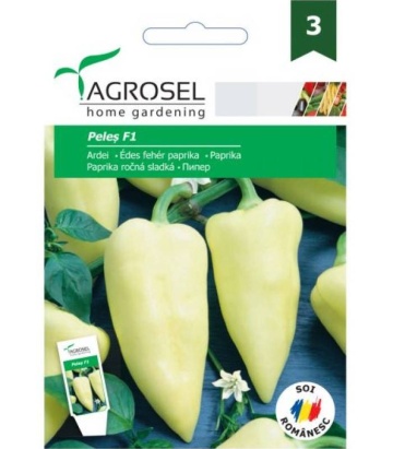 Peles F1 (15 seminte) ardei de hibrid conic timpuriu, Agrosel