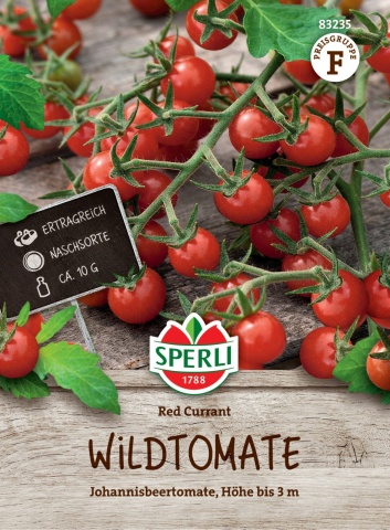 Red Currant Wildtomate (8 seminte) rosii salbatice cherry mici, aromate, recolta abundenta, Sperli