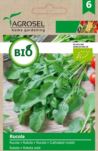 Rucola BIO (2000 seminte) ECO certificate ecologic, Agrosel