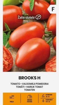 Brooks F1 (10 seminte) rosii semitimpurii prunisoare, soi rezistent la boli, Seklos - Img 2