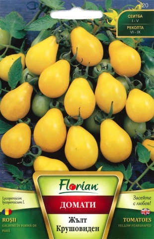 Cherry Prunisoara Galbene (60 seminte) rosii galbene tip cherry in forma de para, Florian - Img 2