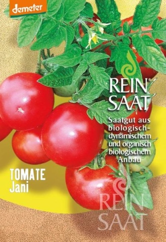 Jani BIO (30 seminte) tomate determinate extra-timpurii, rotund-plate, gust fructat, ReinSaat - Img 3