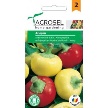Ariesan (500 seminte) ardei dulce rotund, tip mar, Agrosel