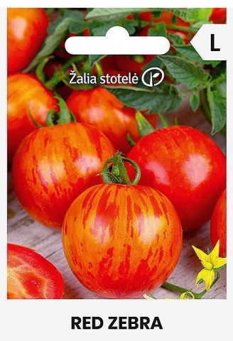 Red Zebra F1 (10 seminte) rosii nedeterminate, atat delicioase, cat si foarte exotice, Seklos