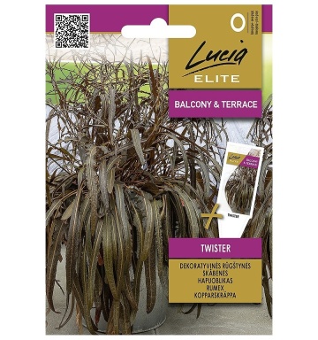 Rumex Twister (35 seminte) planta perena decorativa si comestibila, Seklos - Img 2