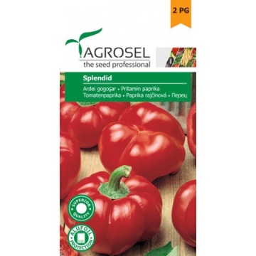 Splendid (60 seminte) ardei gogosar, Agrosel
