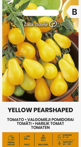 Yellow Pearshaped (60 seminte) rosii galbene prunisoare tip cherry, Seklos - Img 2