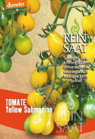 Yellow Submarine BIO (25 seminte) tomate cherry galbene in forma de para, ReinSaat - Img 3