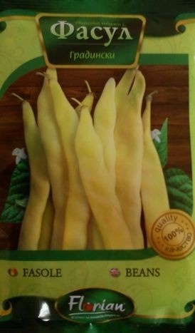 Fasole Maravilla de Venezia - Minunea Venetiana (1 kg) seminte fasole urcatoare, pastai galbene late, Florian - Img 2