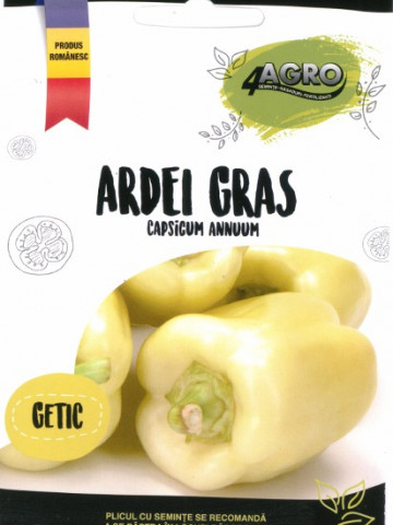 Getic (5000 seminte) de Ardei Gras Getic Soi Timpuriu Romanesc Tip Dolma Foarte Productiv de la 4 Agro - Img 2