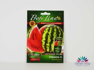 Romanza F1 (10 seminte) pepene verde tip Crimson Sweet, hibrid timpuriu, Florian