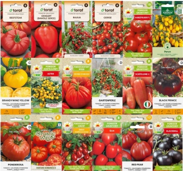 Set seminte de tomate 18 - soiuri selectate cu grija