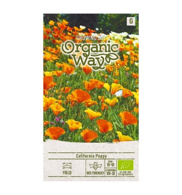 California Poppy BIO (350 seminte) Mac Californian BIO, Esoltia colorata, Seklos - Img 3