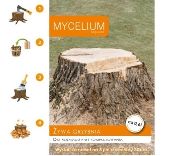 Ciuperca pentru descompunerea trunchiurilor de copaci si compostare (10 g) miceliu de ciuperca utilizat de silvicultori, Seklos - Img 5