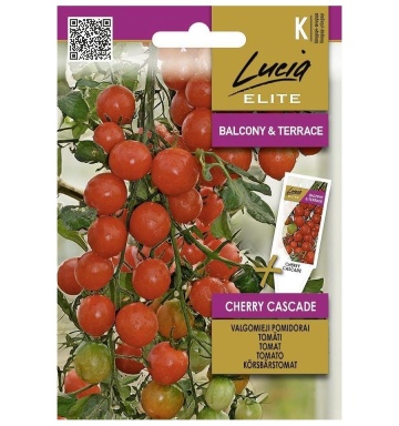 Cherry Cascade (30 seminte) rosii cherry mici, coaja subtire, pentru ghivece, Seklos - Img 3