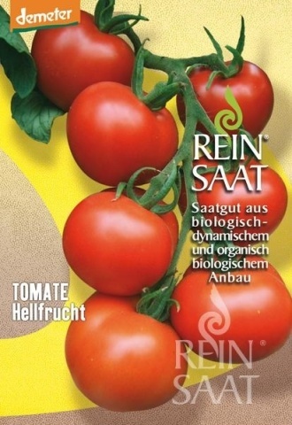 Hellfrucht BIO (50 seminte) tomate timpurii rezistente la crapare, foarte aromate, potrivite si pentru ghivece, ReinSaat - Img 6