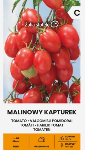 Malinowy Kapturek (30 seminte) rosii cherry randament foarte mare, fructe foarte gustoase, Seklos - Img 3