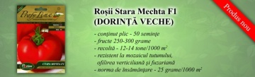 Stara Mechta F1 - Dorinta Veche (500 seminte) tomate semitimpurii crestere nedeterminata, carnoase, gustoase, Florian - Img 2