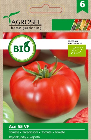 Ace 55 BIO (150 seminte) tomate mari ECO certificate biologic, Agrosel