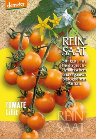Lillit BIO (30 seminte) tomate cherry portocalii tip Cocktail, gust aromat, ReinSaat - Img 3