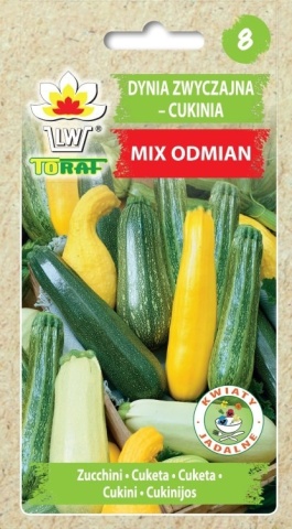 Mix Odmian (18 seminte) mix dovlecei culori si forme diferite, Toraf - Img 3