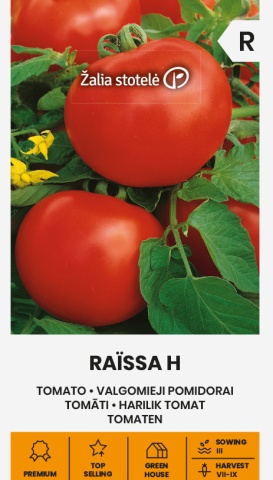 Raissa F1 (10 seminte) rosii timpurii nedeterminate, fructe netede, ferme, aromă plăcută, Seklos