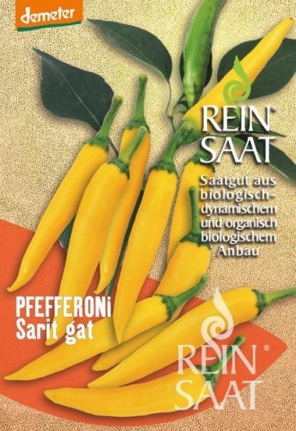 Sarit gat BIO (5 seminte) ardei iute galben ascutit, crocant si ferm, ReinSaat - Img 3