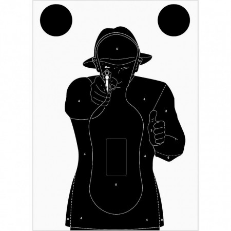 Set of 50 Airsoft Targets TS-10 Frenchman 70x50cm Range Solutions