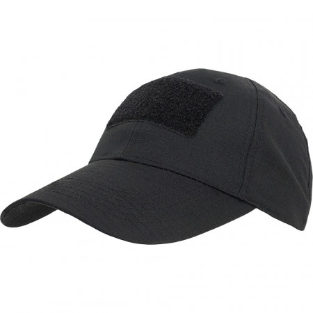 Tactical Baseball Cap with Velcro Black Mil-Tec