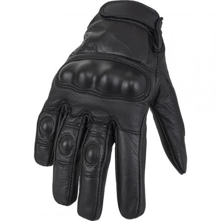 Manusi Tactice Leder Negre Mil-Tec