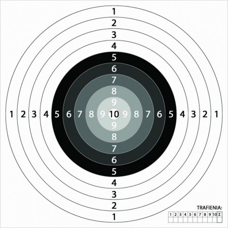 Set of 100 Airsoft Targets AirGun 14x14cm Range Solutions