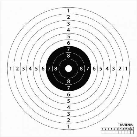 Set of 100 Airsoft Targets KPN 14x14cm Range Solutions