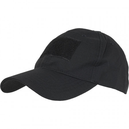 Tactical Cap with velcro Black ACM