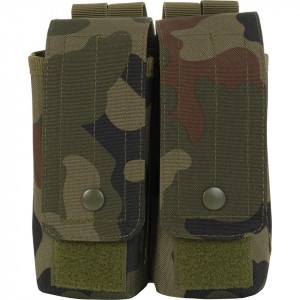 Double AK Mag Pouch Woodland Panther GFC Tactical