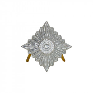 Rank Star UNTEROFFIZIER in silver color GDR - Military Surplus