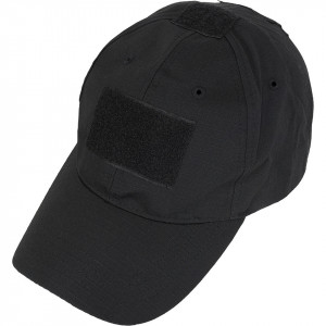 Sapca Tactica cu Velcro Neagra produsa de ACM - 3